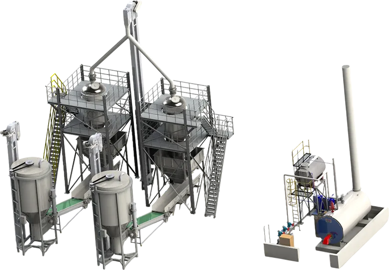 Rice Steaming Production Line